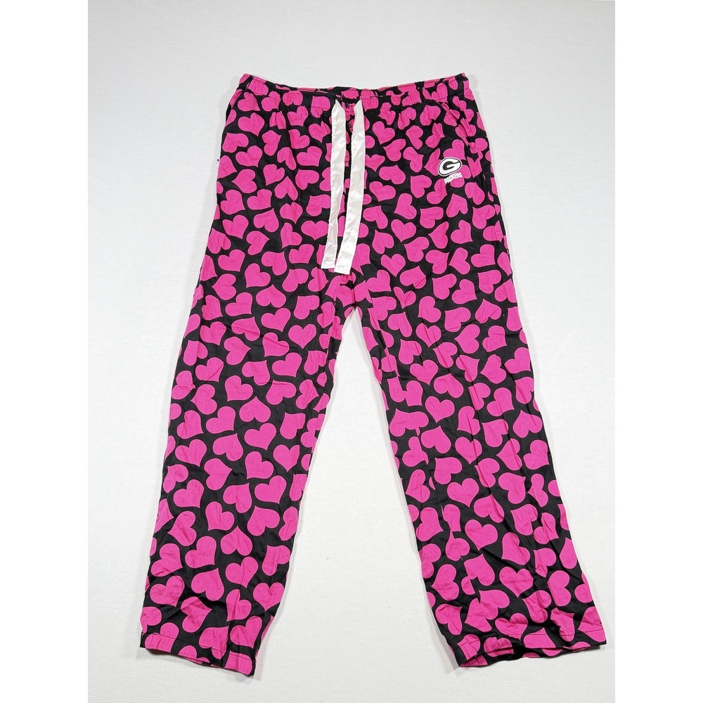 Green Bay Packers Pants‎ Womens Large Pink NFL Football Team Apparel Sleepwear